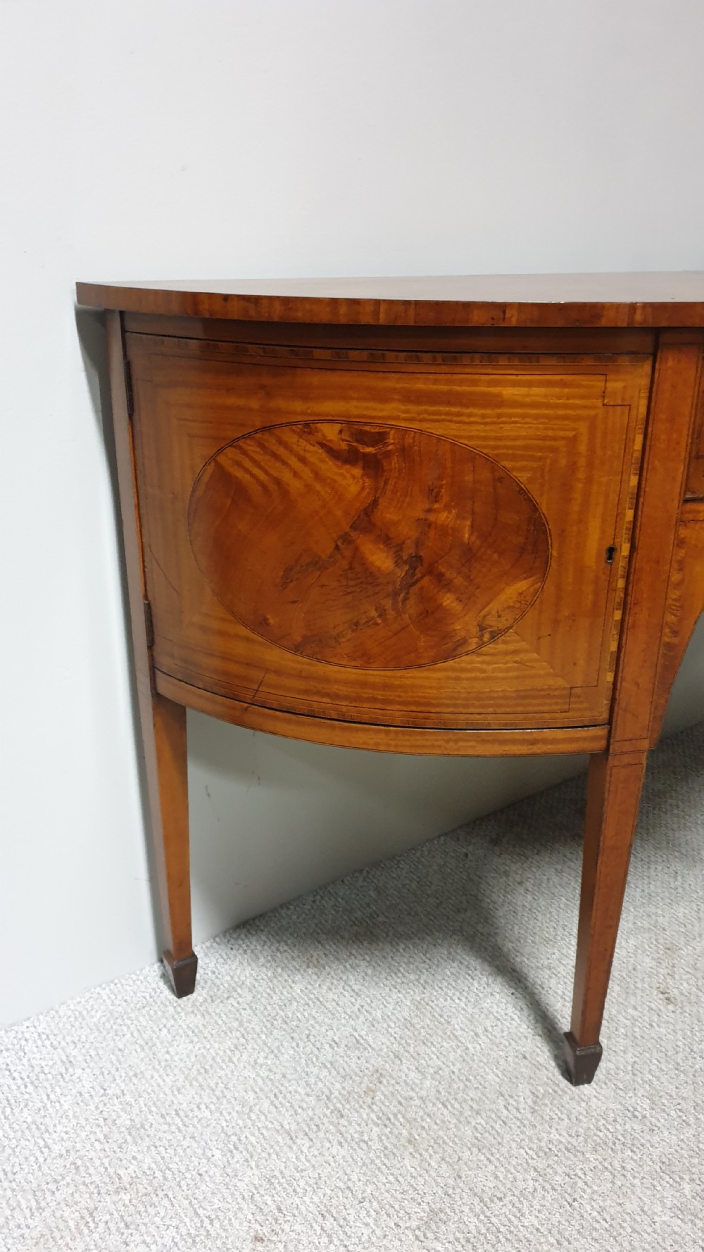 Outstanding Sheraton Satinwood Sideboard View VI
