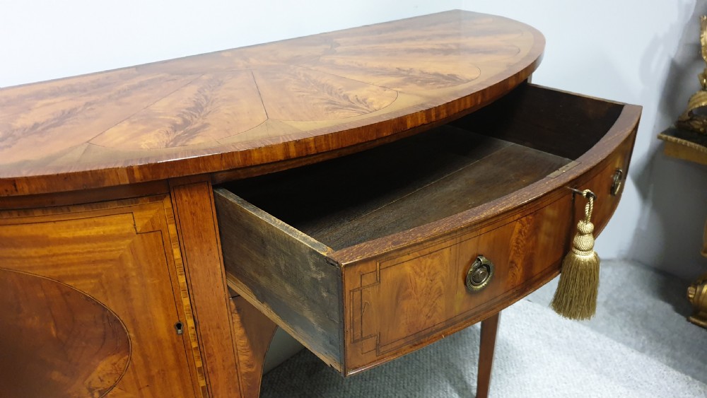 Outstanding Sheraton Satinwood Sideboard View VIII