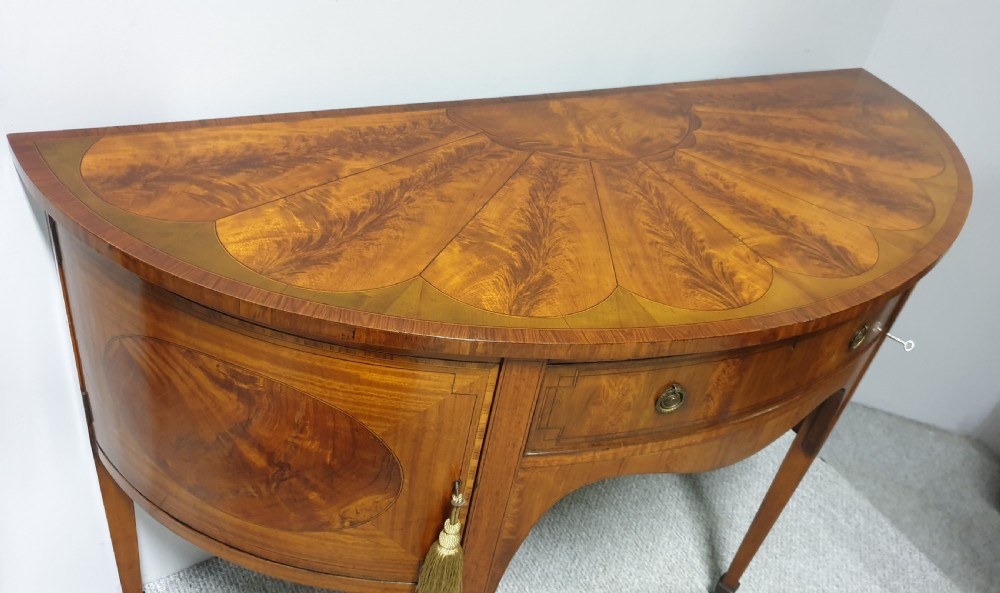 Outstanding Sheraton Satinwood Sideboard View XII