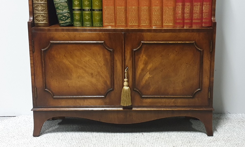 Pretty Mahogany Open Bookcase View III