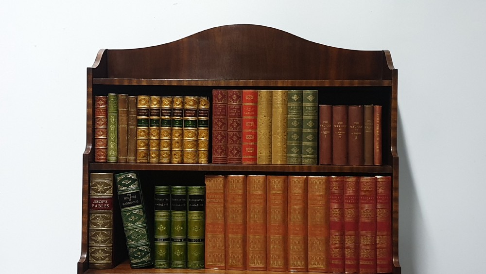 Pretty Mahogany Open Bookcase View IV