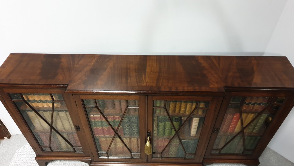 Mahogany Low Bookcase View II