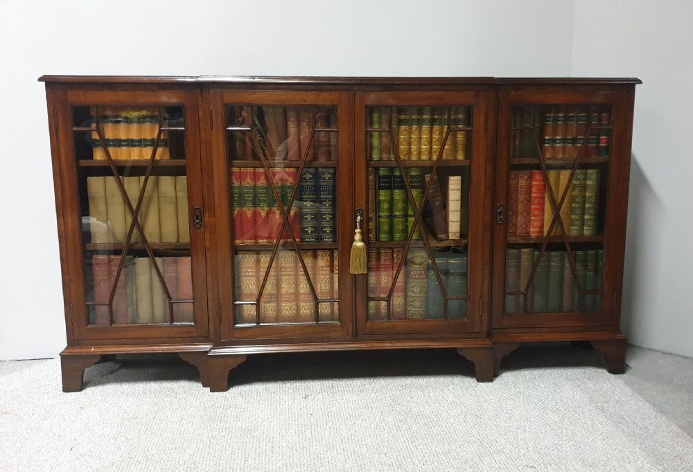 Mahogany Low Bookcase View IV
