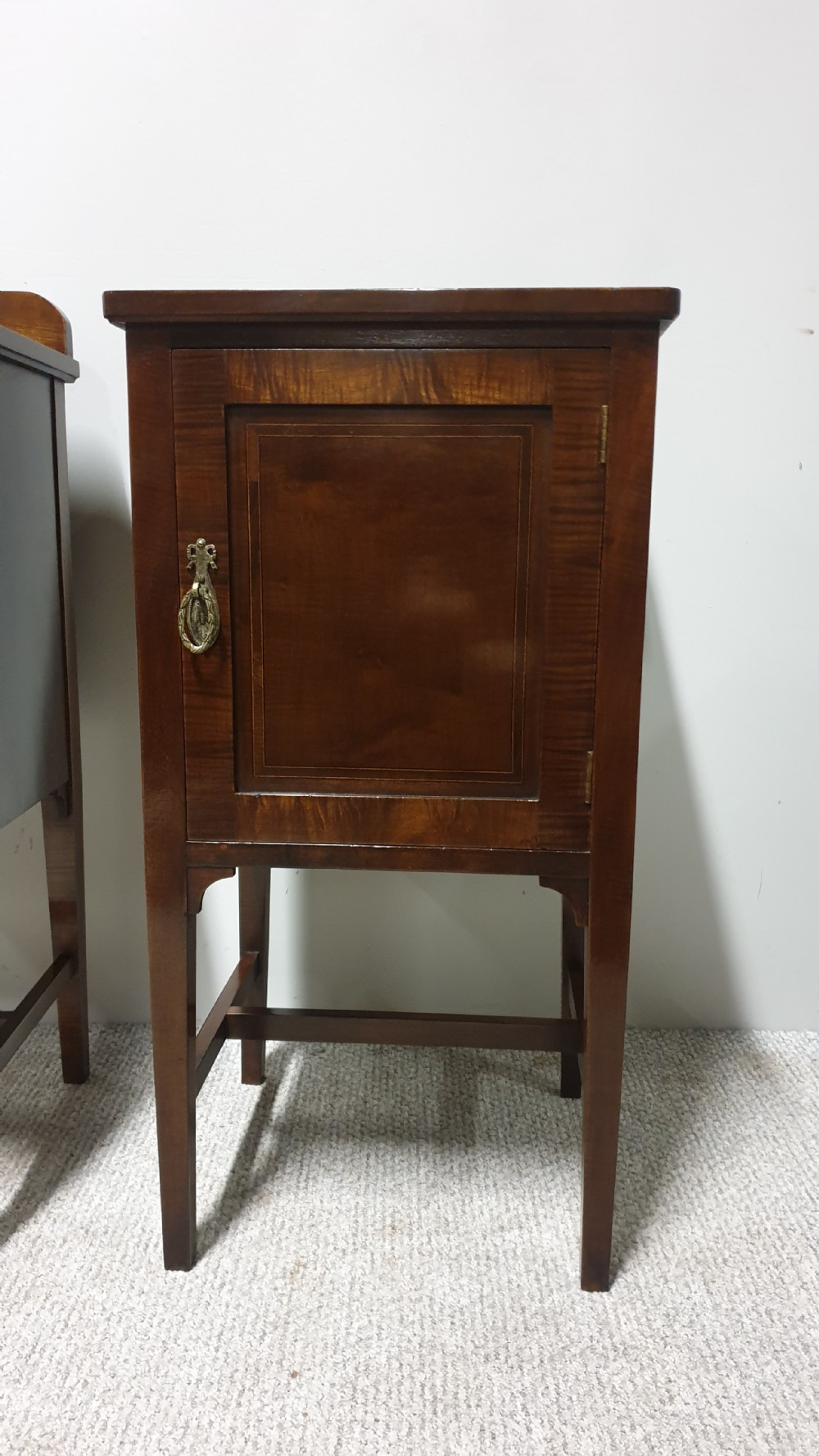 Very Nice Pair Mahogany Bedside Cabinets View IV