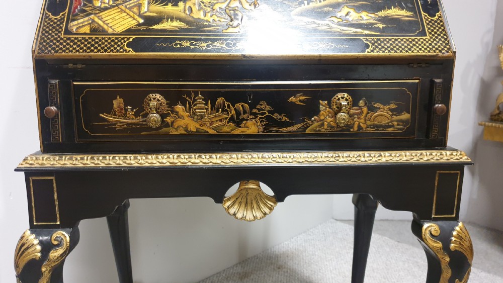Outstanding Chinoiserie Bureau View VII
