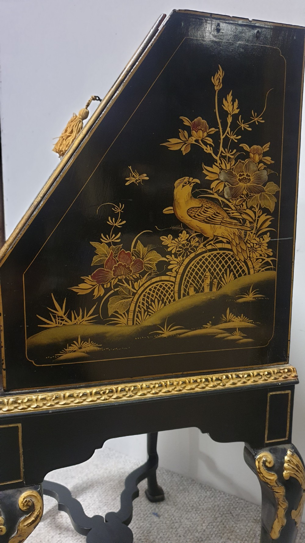 Outstanding Chinoiserie Bureau View X