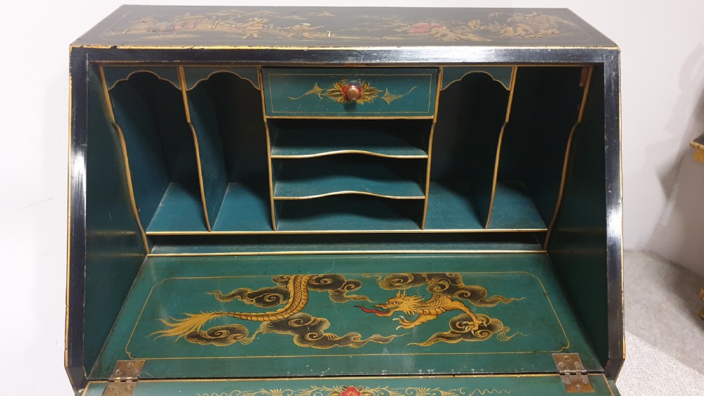 Outstanding Chinoiserie Bureau View XIII