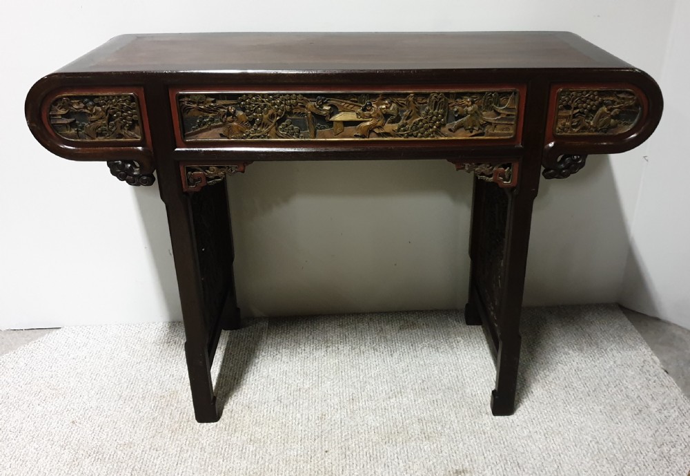Wonderful Oriental Alter Console Table View II