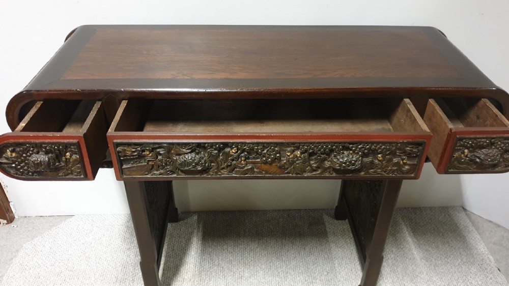 Wonderful Oriental Alter Console Table View VII