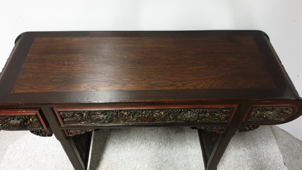 Wonderful Oriental Alter Console Table View VIII