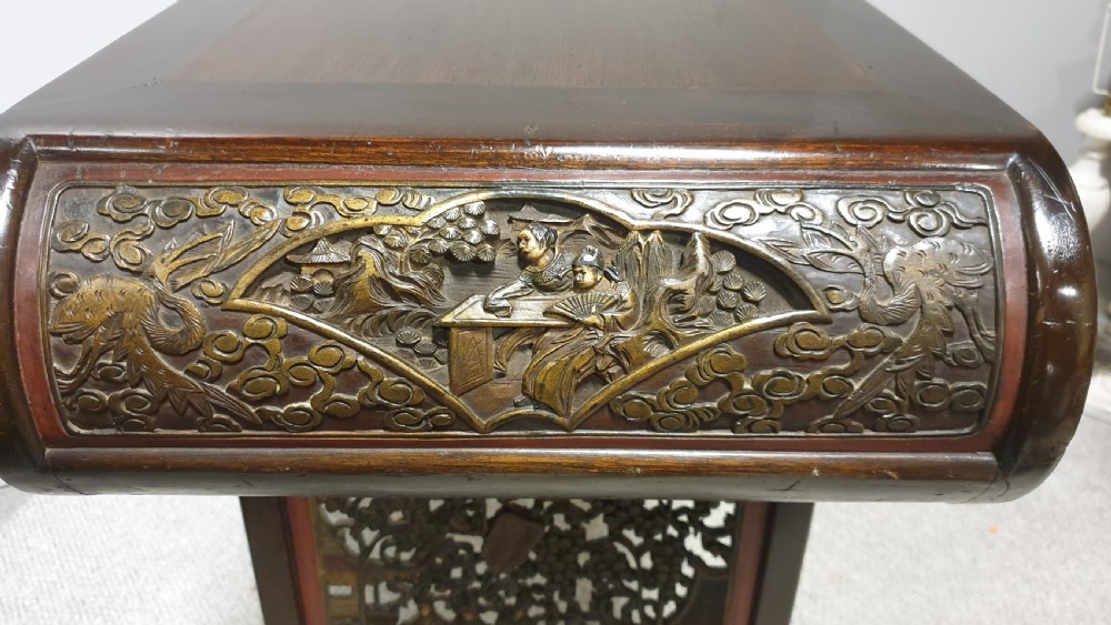 Wonderful Oriental Alter Console Table View IX