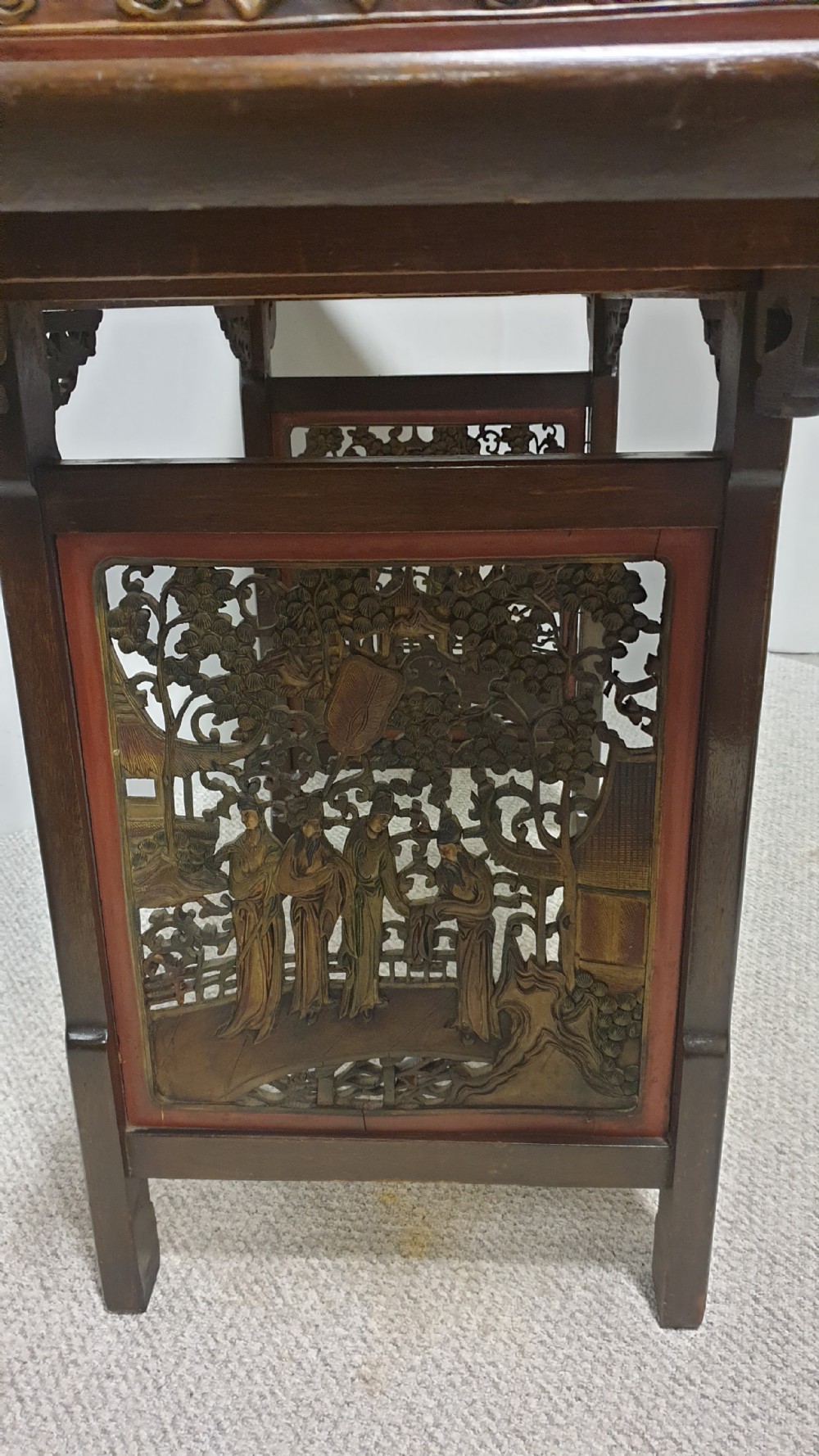 Wonderful Oriental Alter Console Table View XI