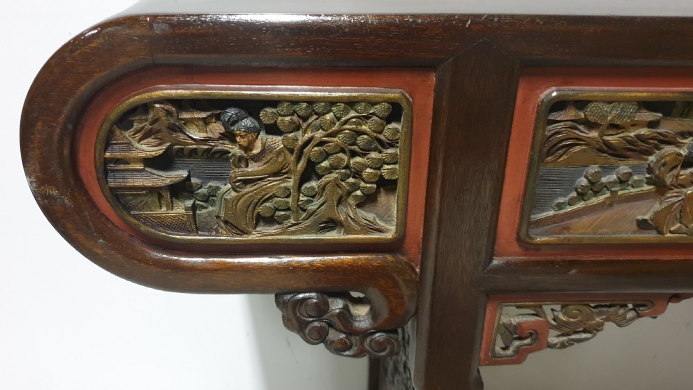 Wonderful Oriental Alter Console Table View XVII