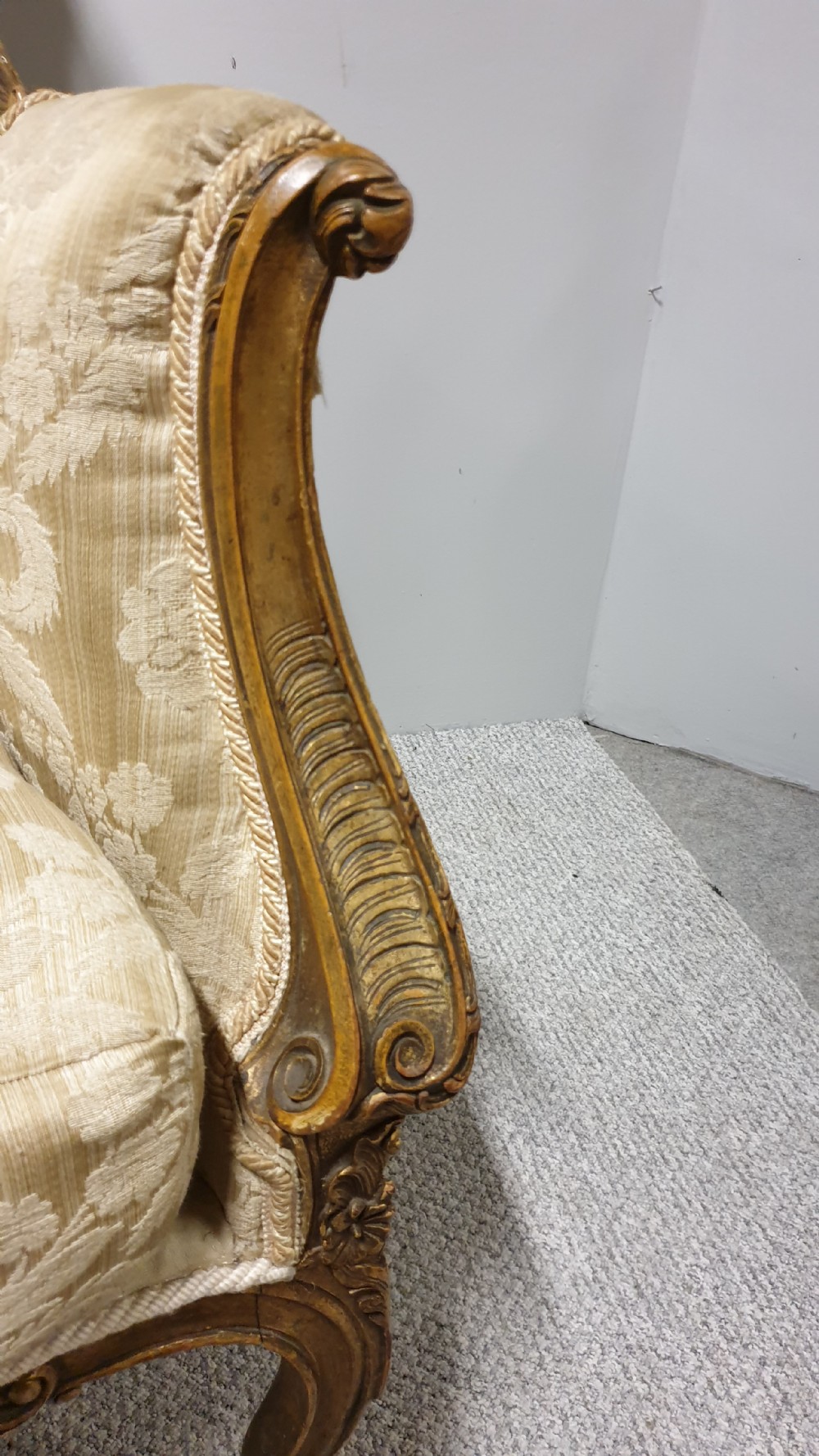 Super French Louis XV Wing Armchair View XI