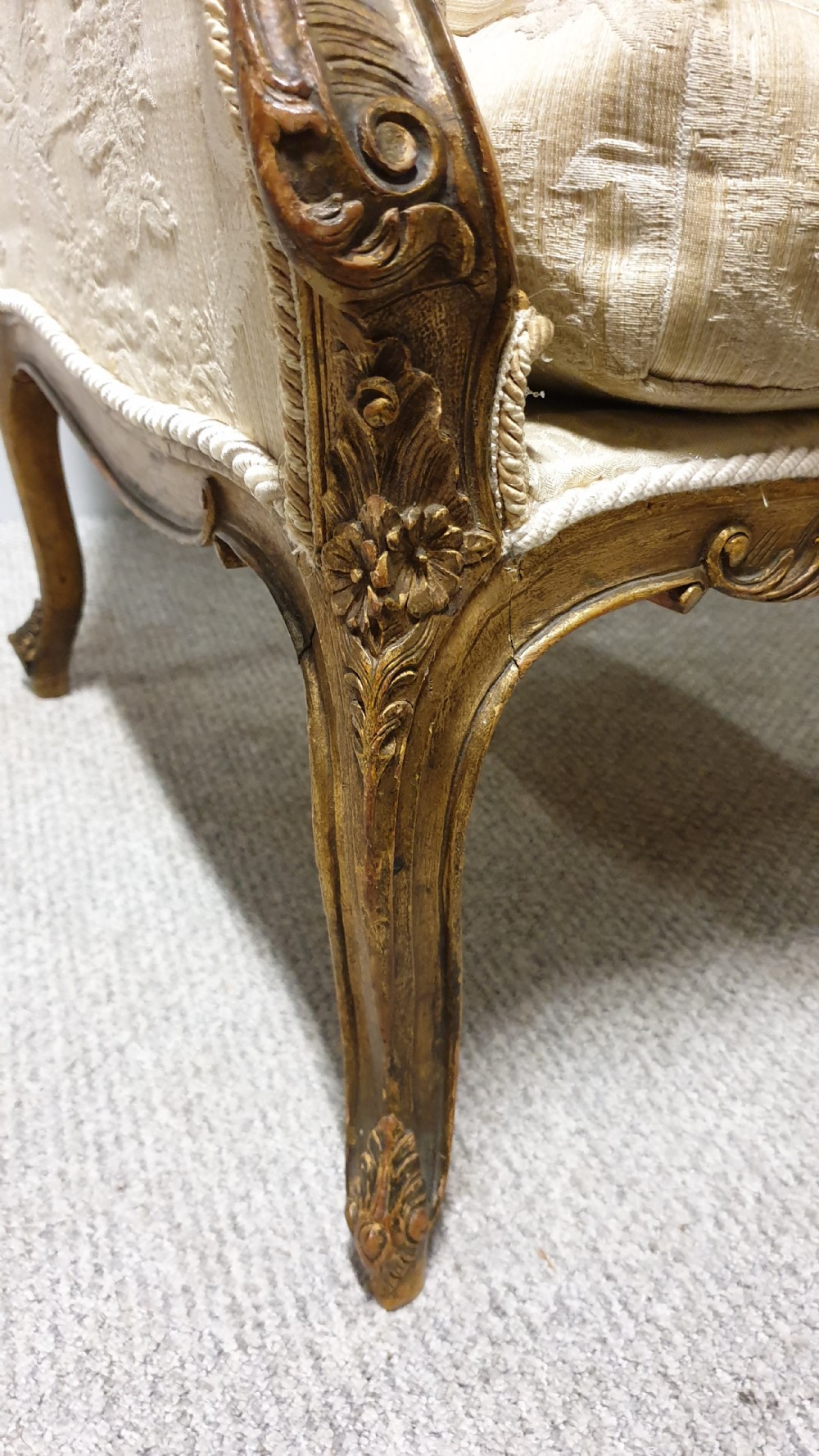 Super French Louis XV Wing Armchair View XII