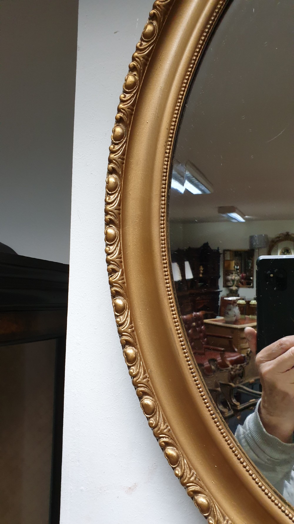 Edwardian Gilt Mirror View III