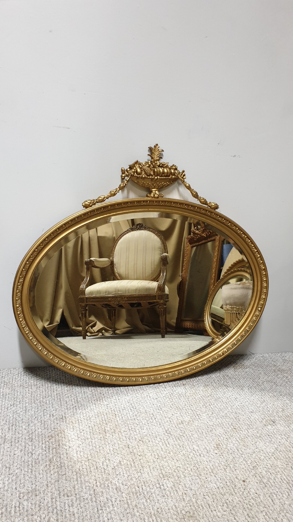 Victorian Gilt Wall Mirror View II