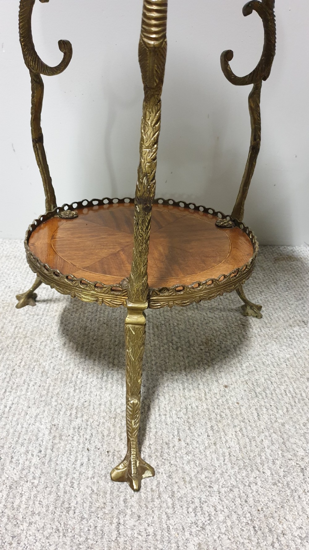Superb French Brass Mounted Lamp Table View VI