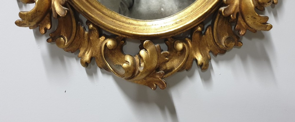 Florentine Gilt Wall Mirror View IV