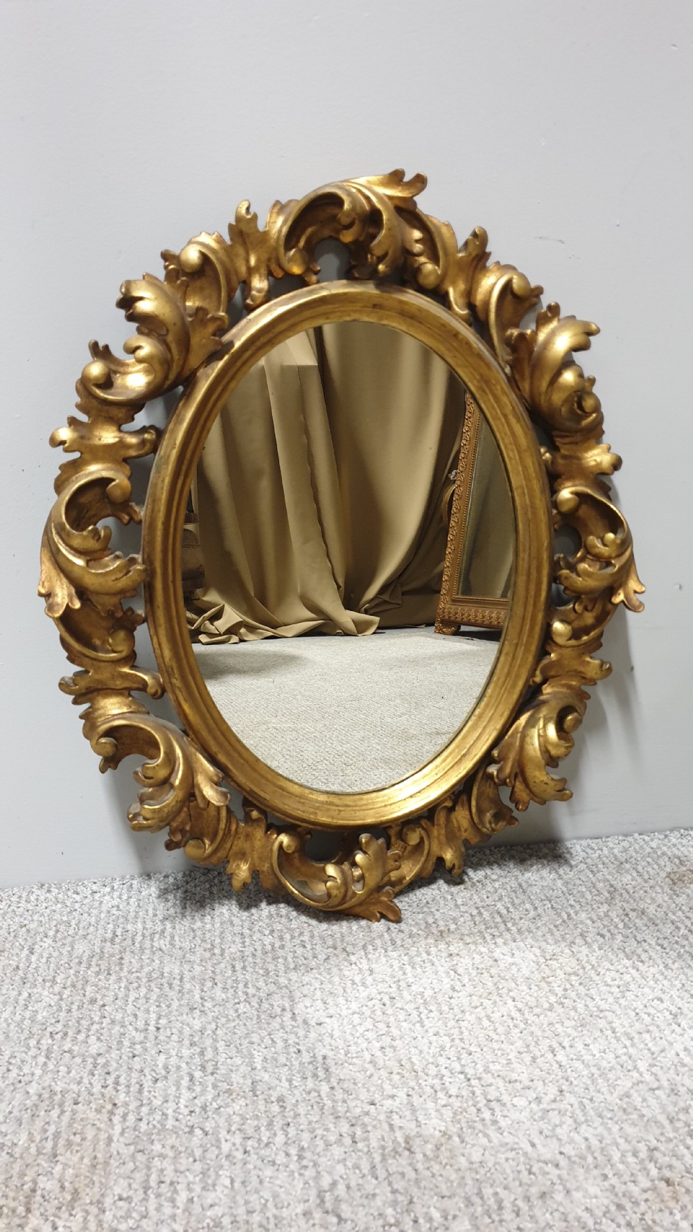 Florentine Gilt Wall Mirror View VIII