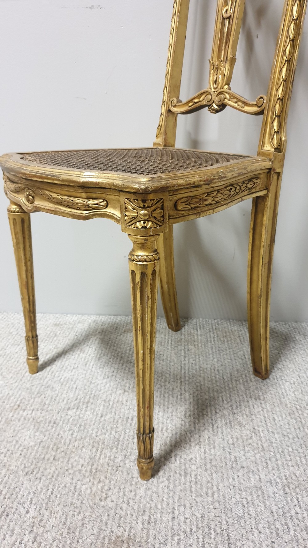 Super French Gilt Louis XV Boudoir Chair View II