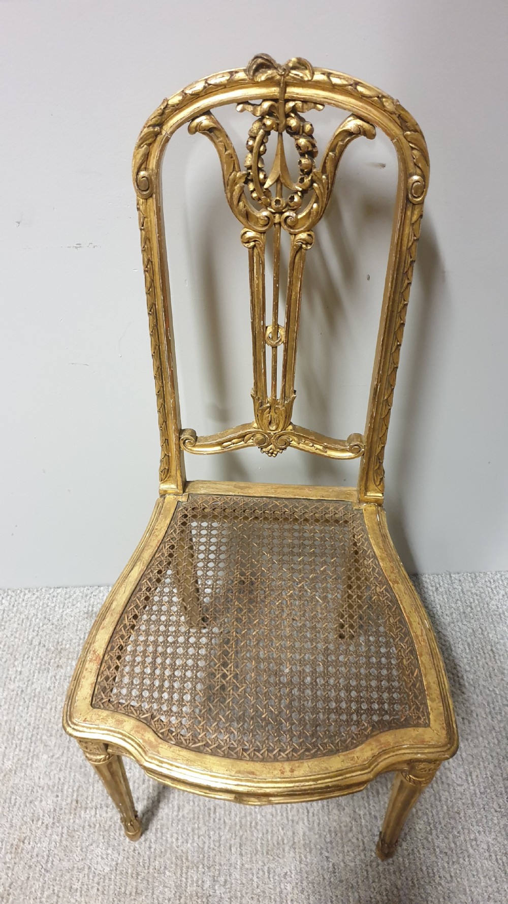 Super French Gilt Louis XV Boudoir Chair View III
