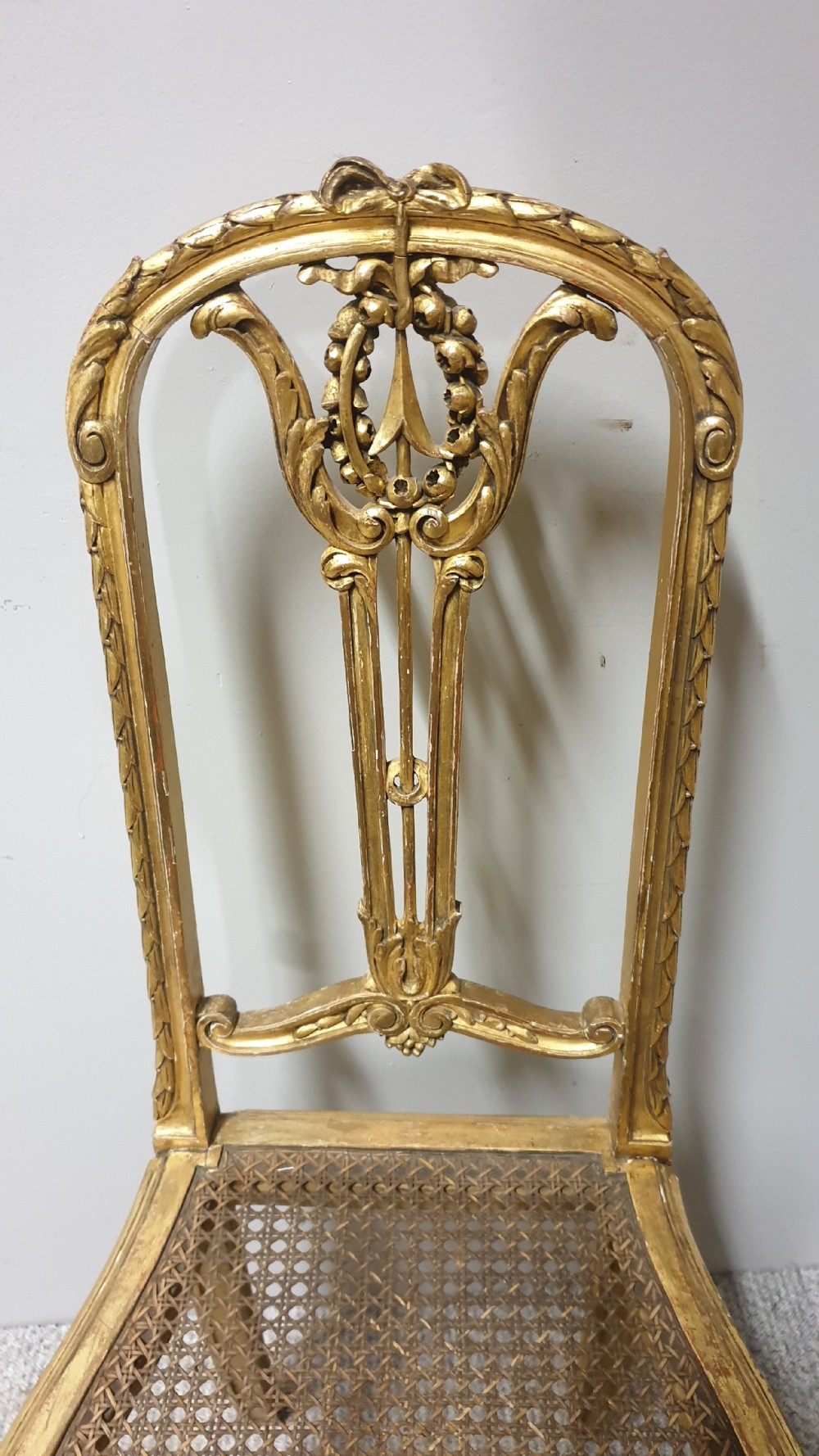 Super French Gilt Louis XV Boudoir Chair View V