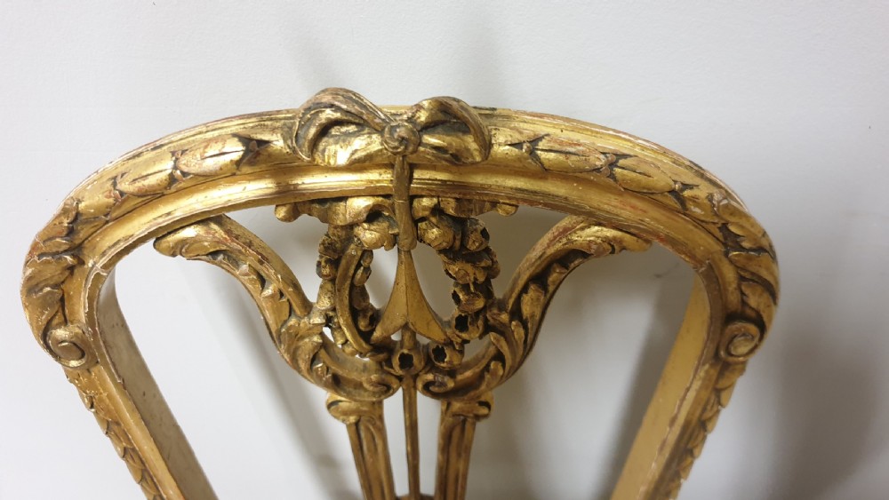 Super French Gilt Louis XV Boudoir Chair View VII