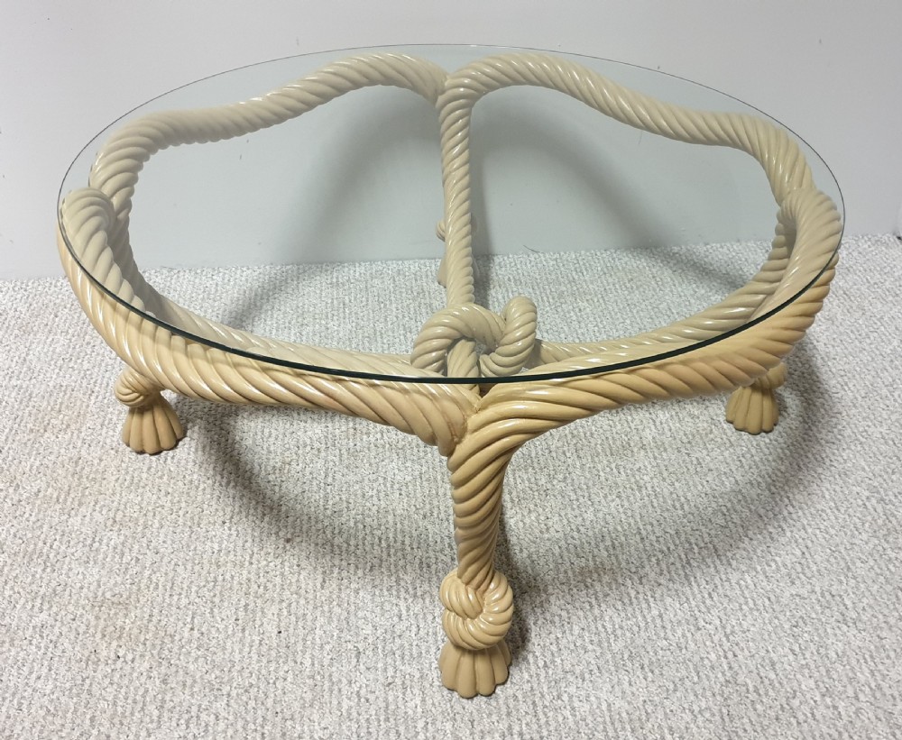 Painted Rope Coffee Table View III