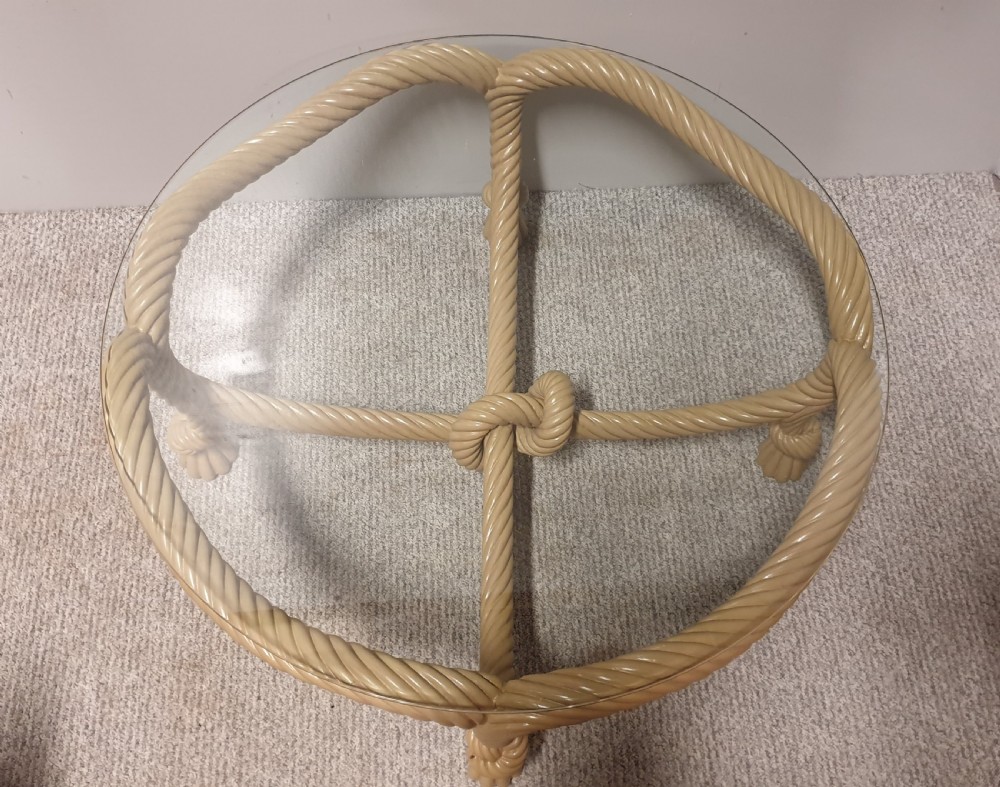 Painted Rope Coffee Table View IV