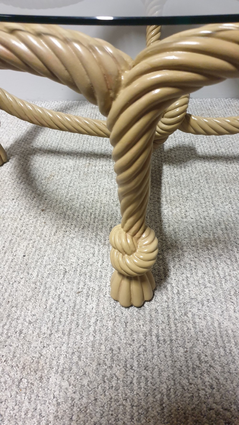 Painted Rope Coffee Table View V