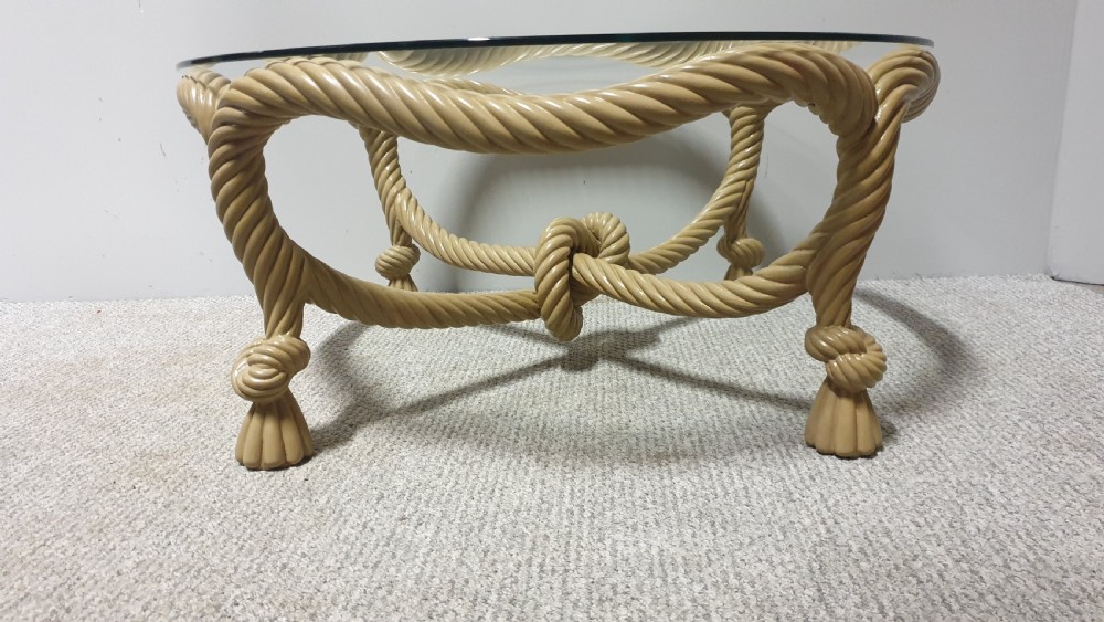 Painted Rope Coffee Table View VII