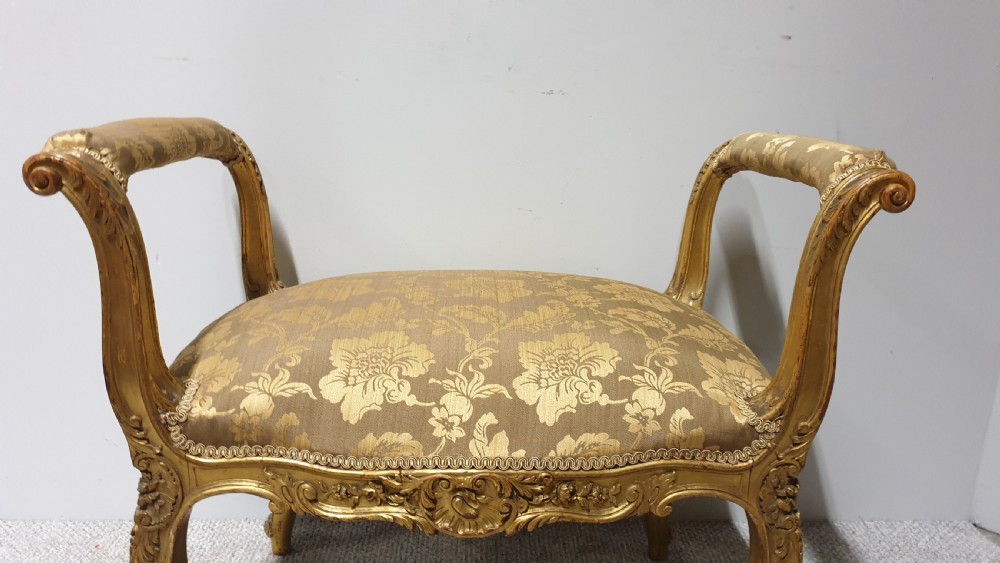 Excellent Quality Louis XV Stool View IV