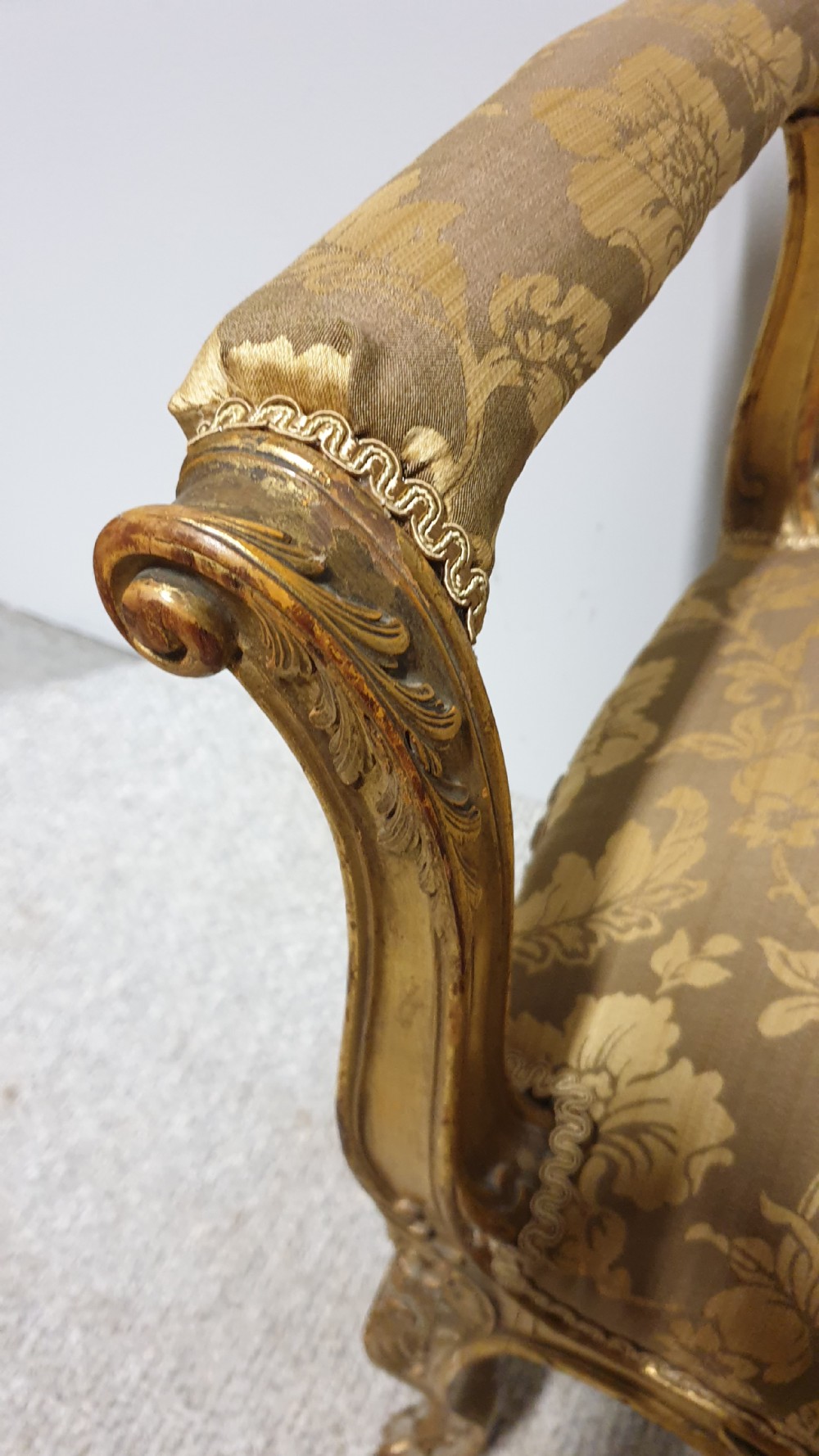 Excellent Quality Louis XV Stool View VI