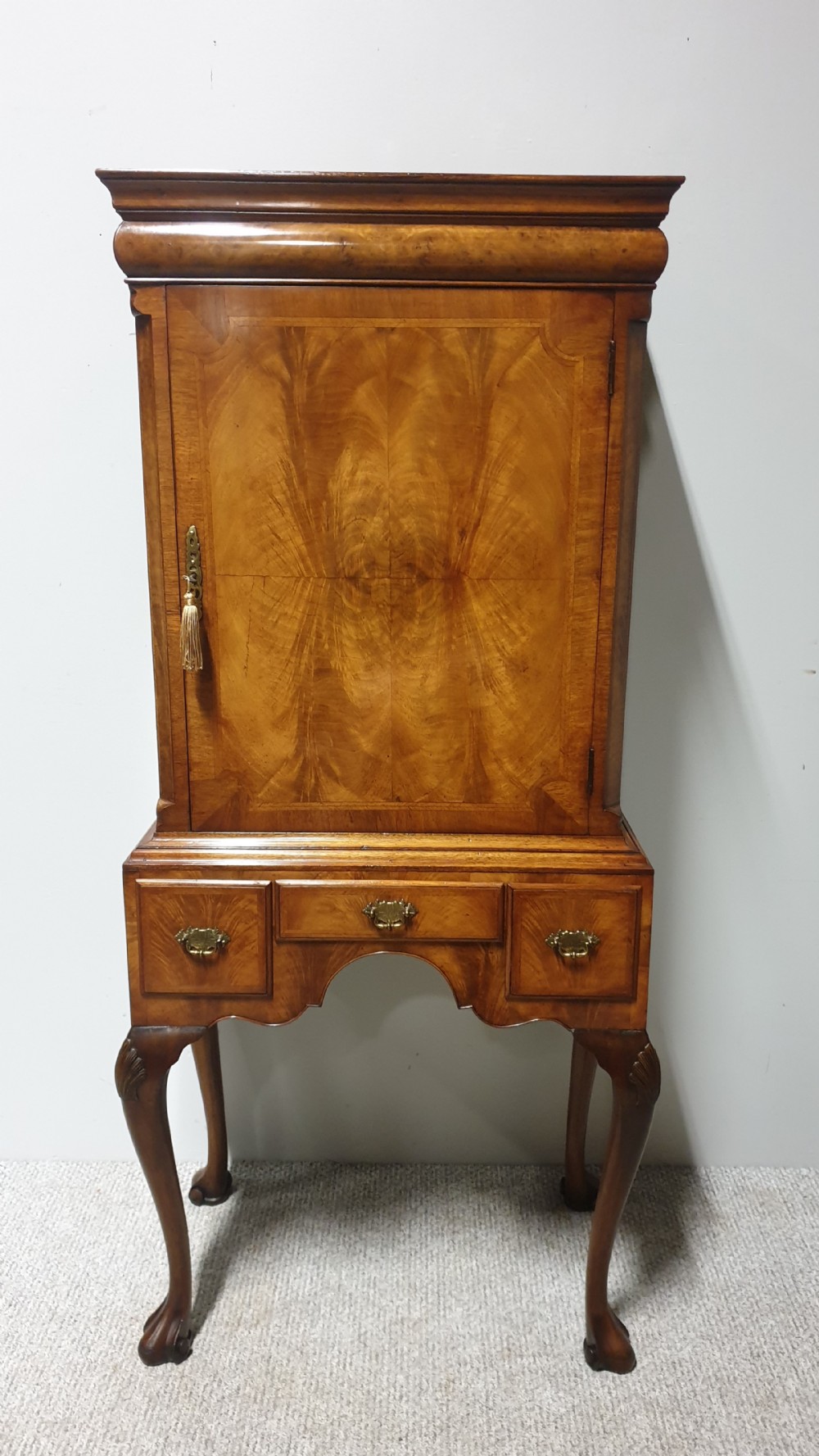 Wonderful Walnut cupboard on Stand