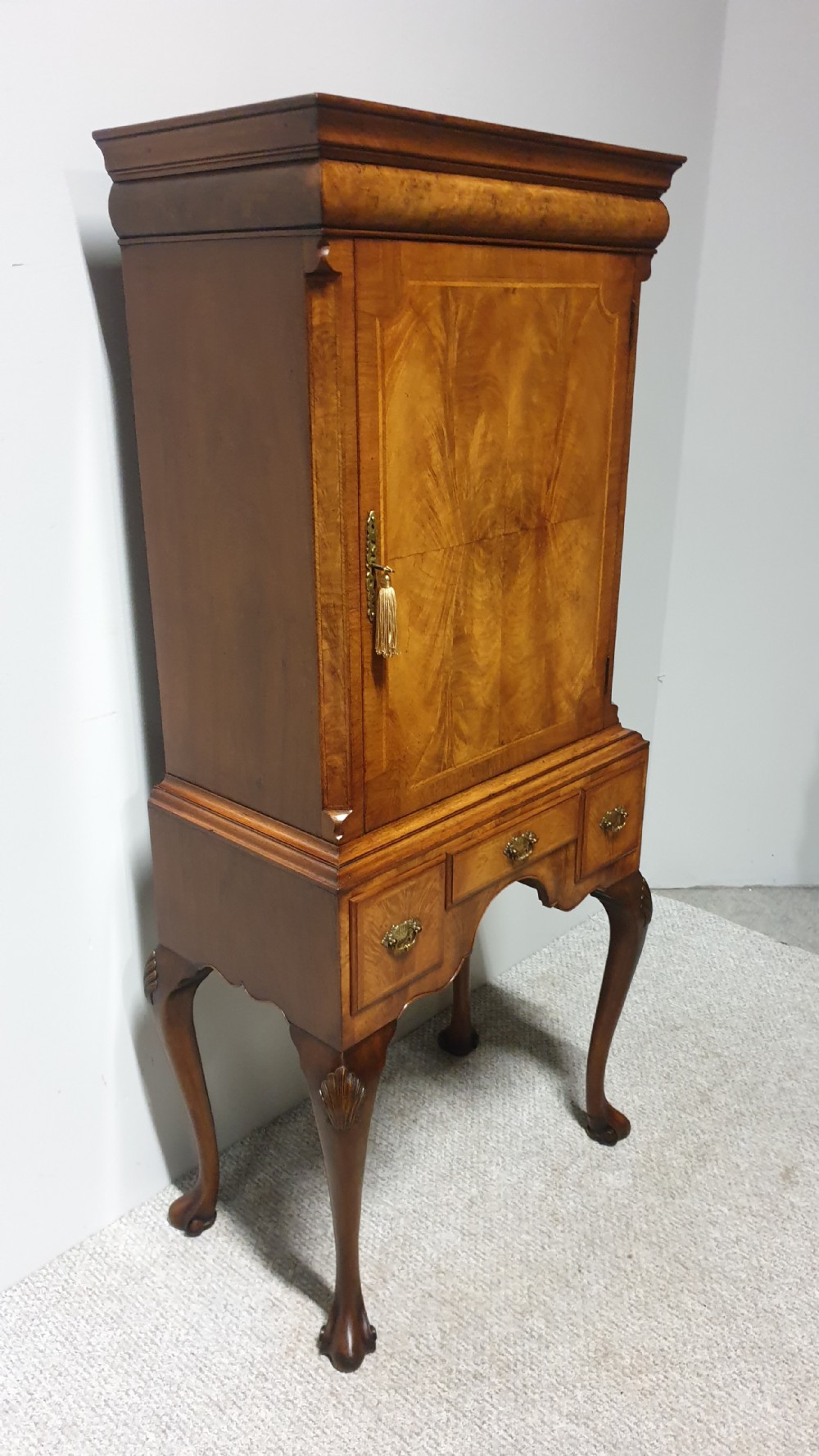 Wonderful Walnut cupboard on Stand View VIII