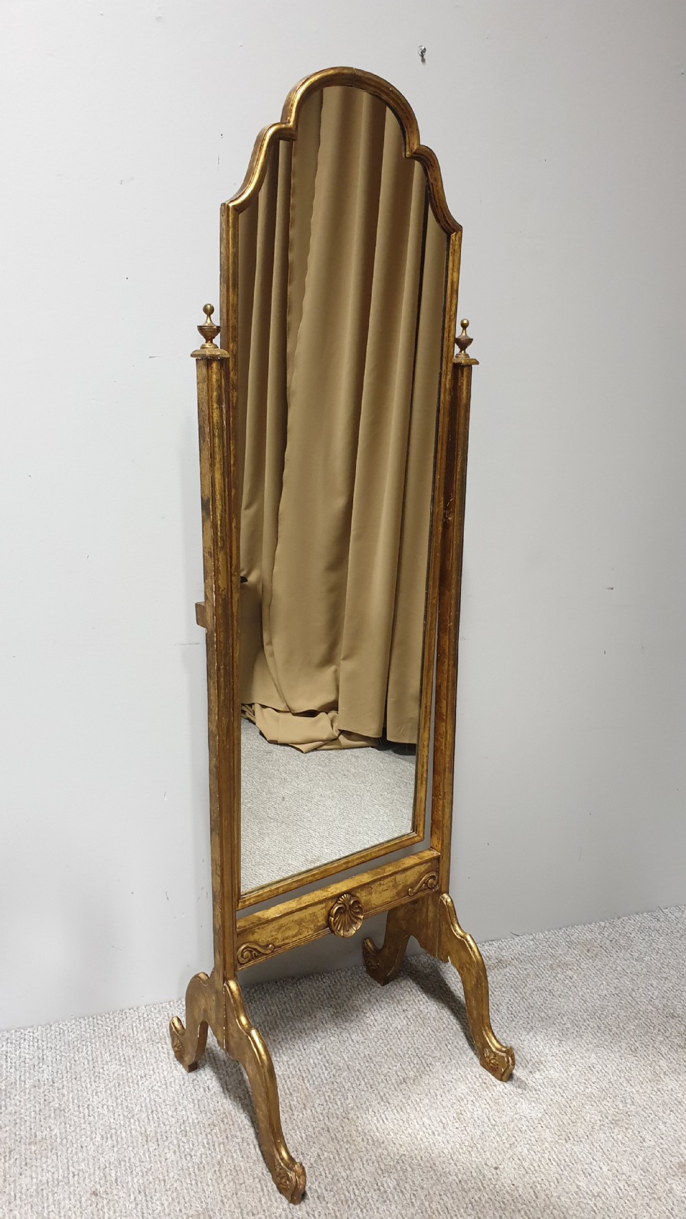 Super Gilt Cheval Mirror