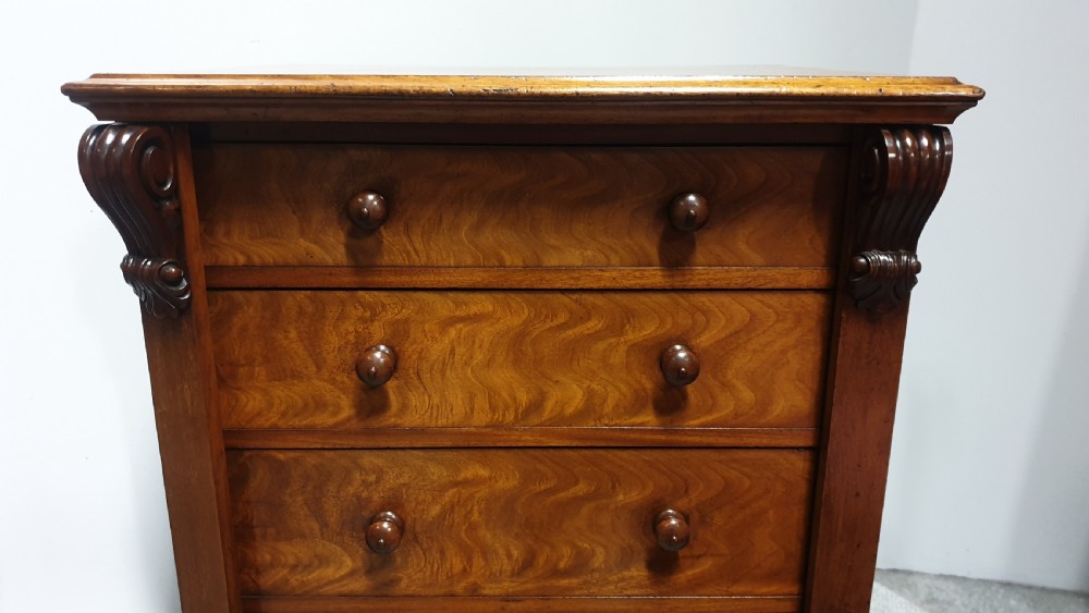 Top Quality Victorian Mahogany Wellington Chest of Drawers View II