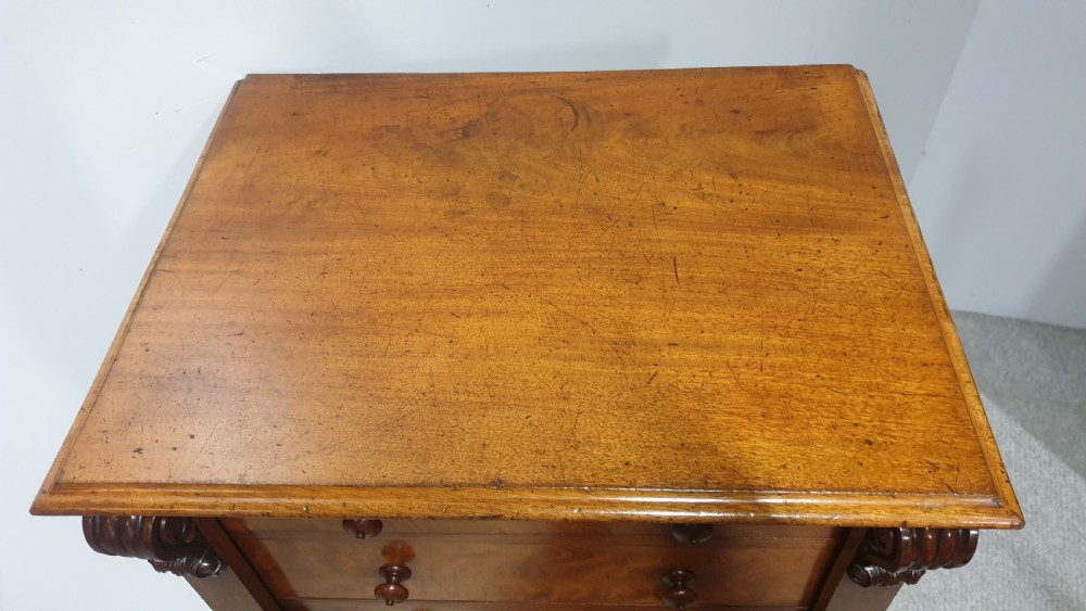 Top Quality Victorian Mahogany Wellington Chest of Drawers View V