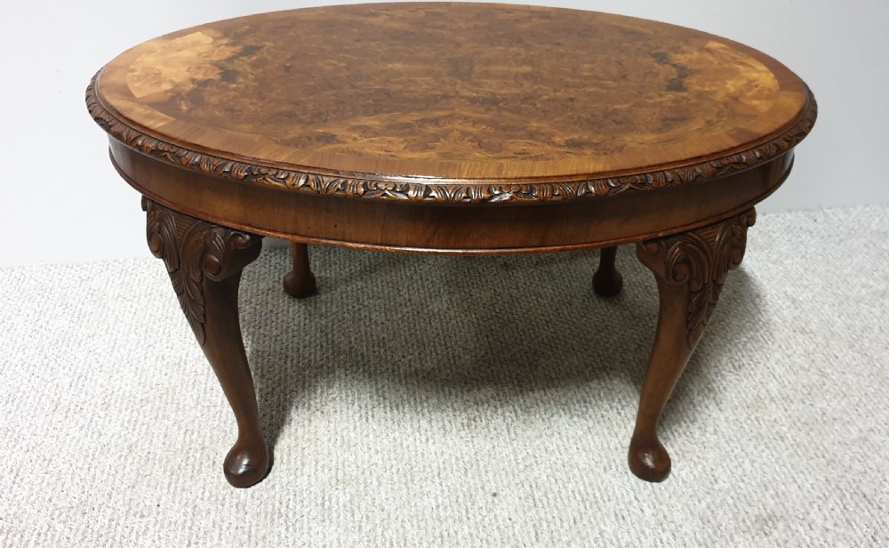 Burr Walnut Coffee Table View II
