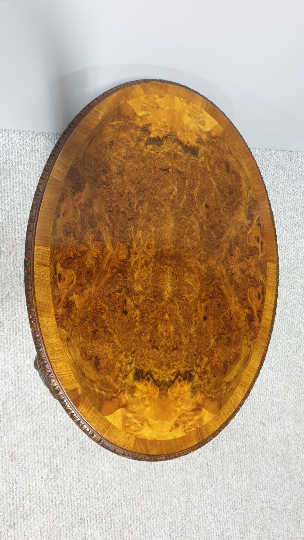Burr Walnut Coffee Table View V