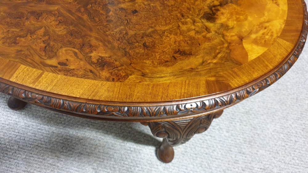 Burr Walnut Coffee Table View VI