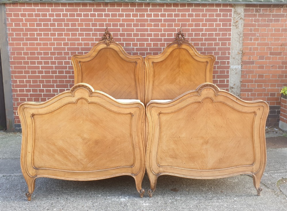Superb Pair of French Beds View X