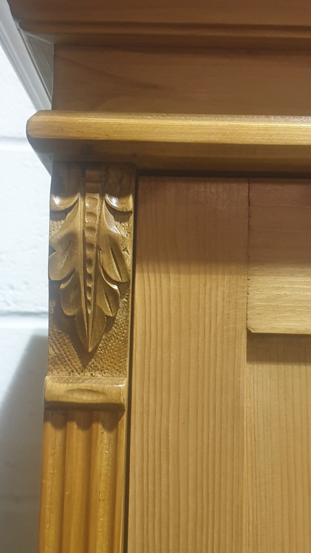 Lovely Pine Cabinet of Slim Proportions View IV