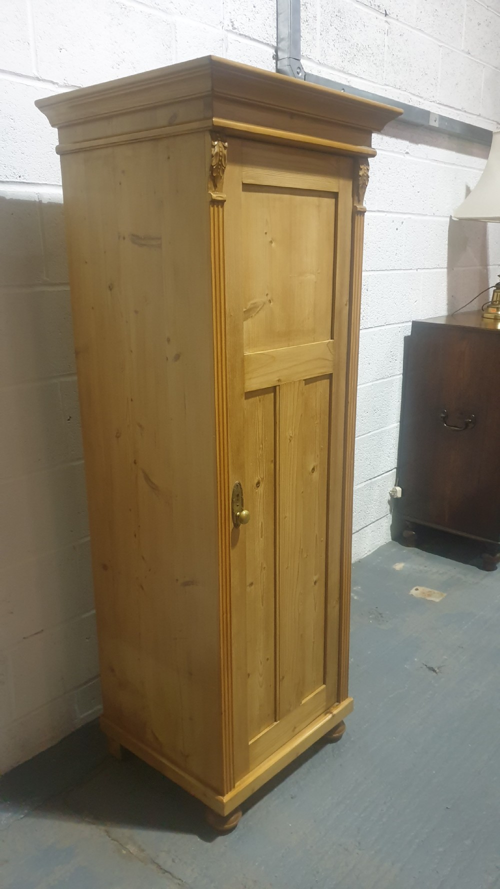 Lovely Pine Cabinet of Slim Proportions View VIII