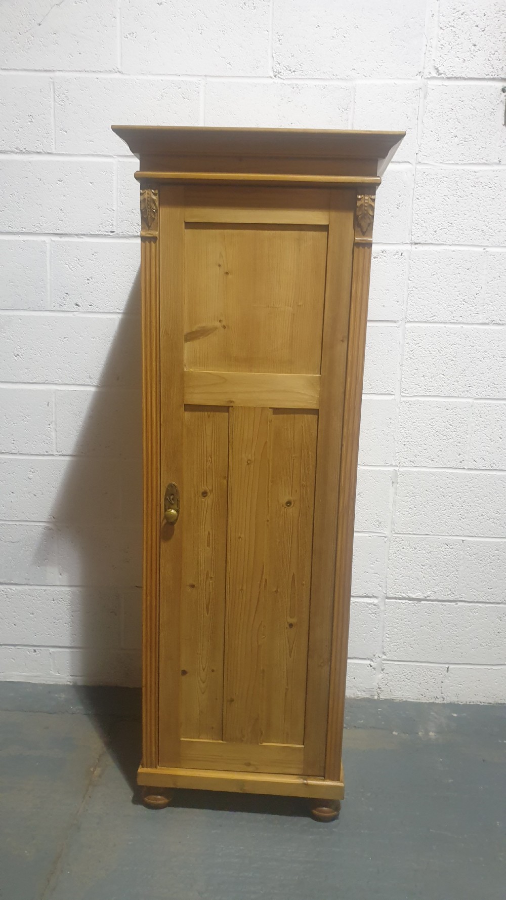 Lovely Pine Cabinet of Slim Proportions View IX