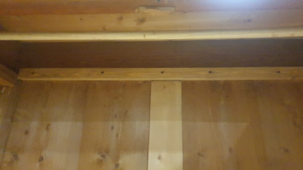 French Faux Bamboo Pine Wardrobe View IX