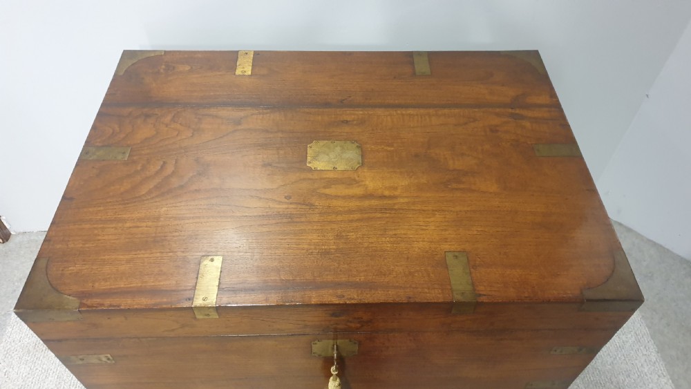 Teak Campaign Coffer View IV