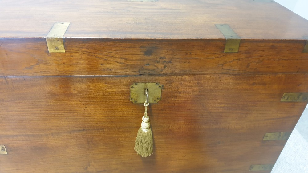 Teak Campaign Coffer View VII