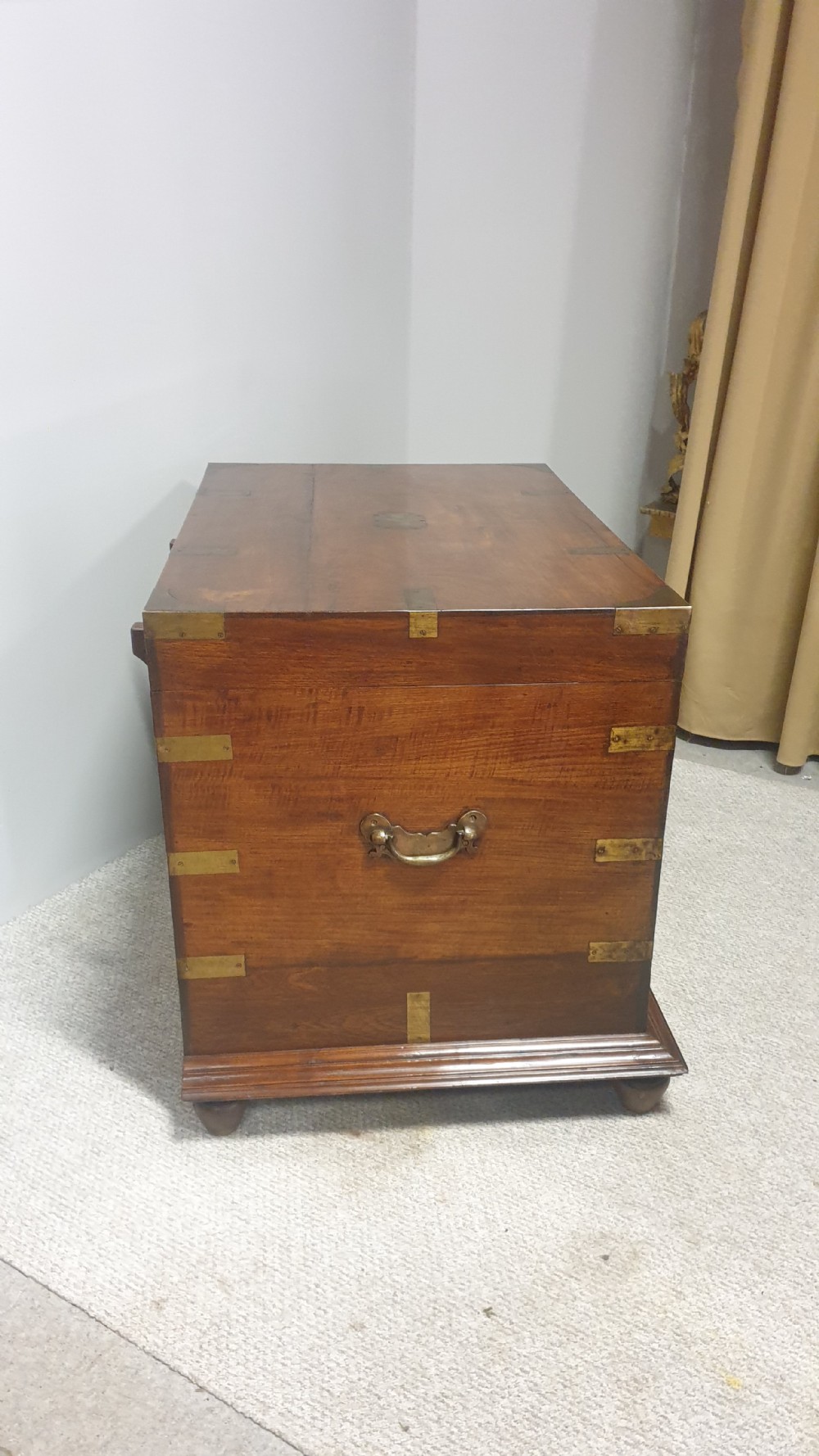 Teak Campaign Coffer View XIII